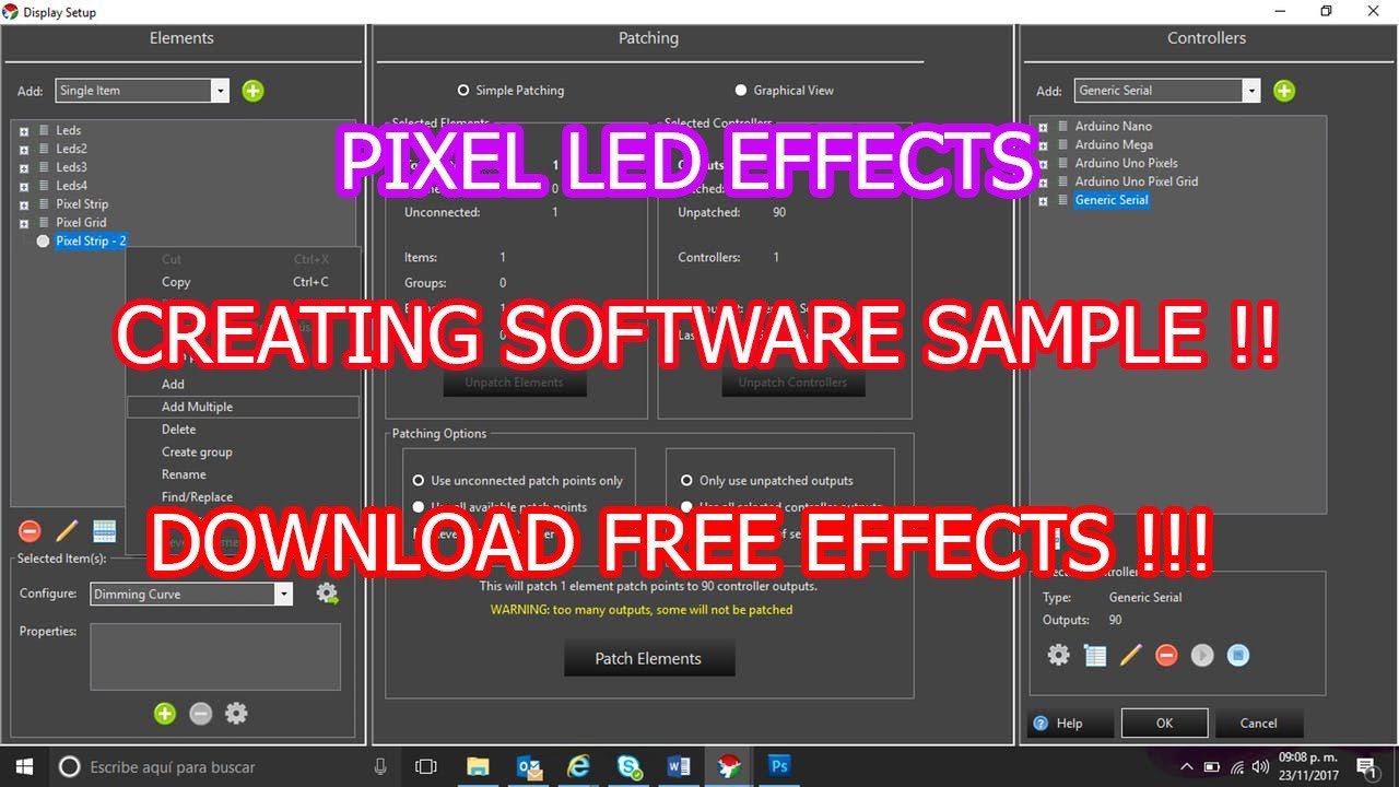 pixel led design software